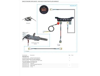 Yamaha Multi-Function Tiller Handle