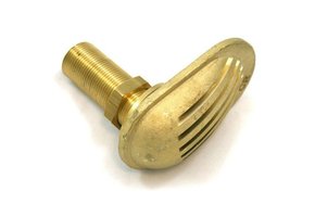  Messing Huiddoorvoer met schelp