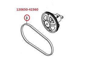 Yanmar V-snaar Waterpomp 120650-42360