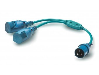 Mastervolt Splitter voor CEE stekker met spanningsindicatie