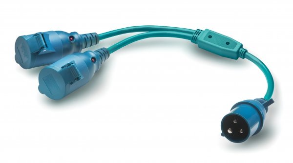 Mastervolt Splitter voor CEE stekker met spanningsindicatie