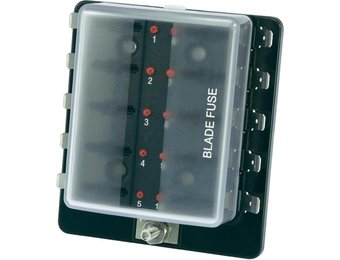 Zekeringhouder met LED Alarm