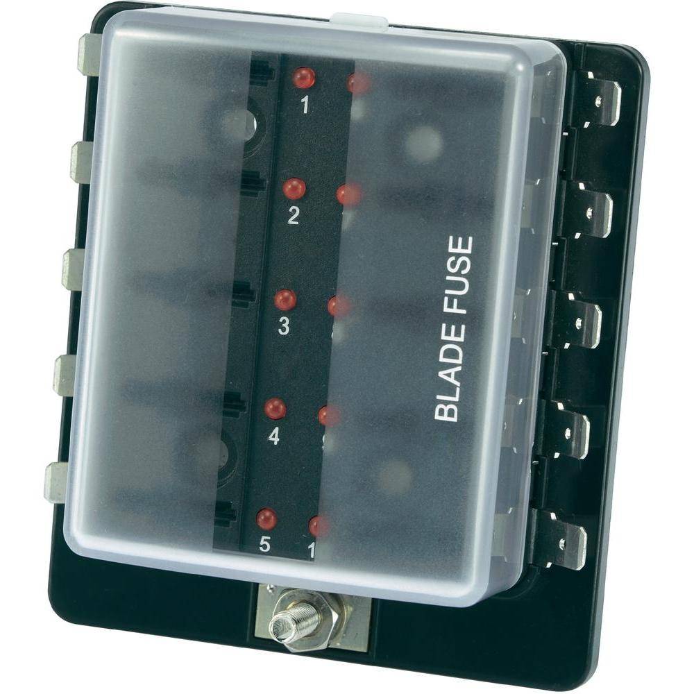 Zekeringhouder met LED Alarm