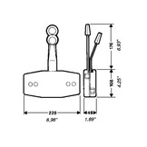 Ultraflex B47 bedieningsunit grijs