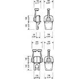 Ultraflex B66 bedieningsunit verchroomd