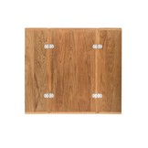 Klapbare tafelblad met RVS tafelpoot