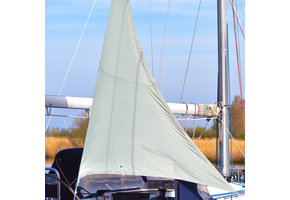 Blue Performance Triangle sun shade