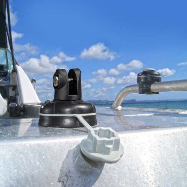 Railblaza Clevis/Bimini Support Paar Zwart, foto 2 van 4