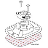 Railblaza Rib Port Incl. Star Port Grijs +3M VHB