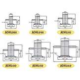 Vetus RVS bolder op voetplaat