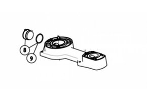 Jabsco O-ring + Plug Bayonet >2003 - NR 8/9