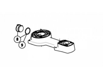 Jabsco O-ring + Plug Bayonet >2003 - NR 8/9