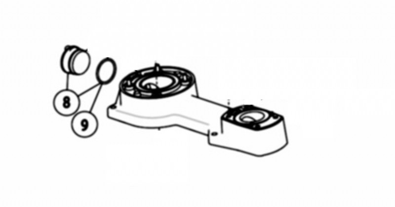 Jabsco O-ring + Plug Bayonet >2003 - NR 8/9