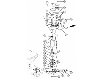 Jabsco Behuizing kit nr. 4, 5, 7, 11, 14, 16, 18,, 20, 23, 24, 26, 30 (29200- serie) 29116-1000