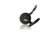 MS-CSUSB3.5 / USB + 3.5M Aux Flushmount