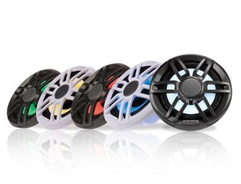 Fusion XS-FL65SPGW 6.5'' Speakers LED Grijs & Wit