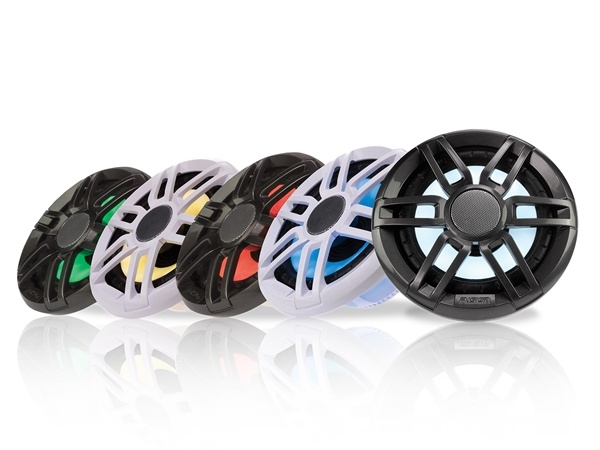 Fusion XS-FL65SPGW 6.5'' Speakers LED Grijs & Wit