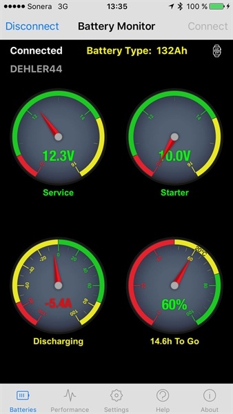 Nasa Marine BM-1 Battery Monitor Bluetooth, foto 2 van 3