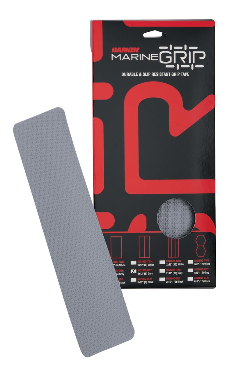 Harken Grip Tape paneel 30 x 7.5 cm grijs