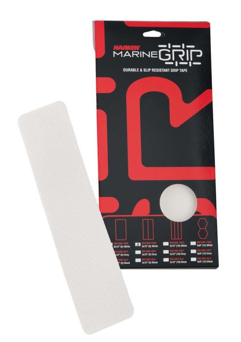 Harken Grip Tape paneel 30 x 7.5 cm wit/transparant