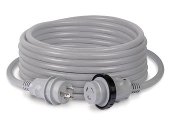 Marinco 50A 125V Cordset 15M Molded White