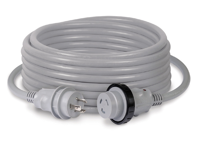 Marinco 50A 125V Cordset 15M Molded White