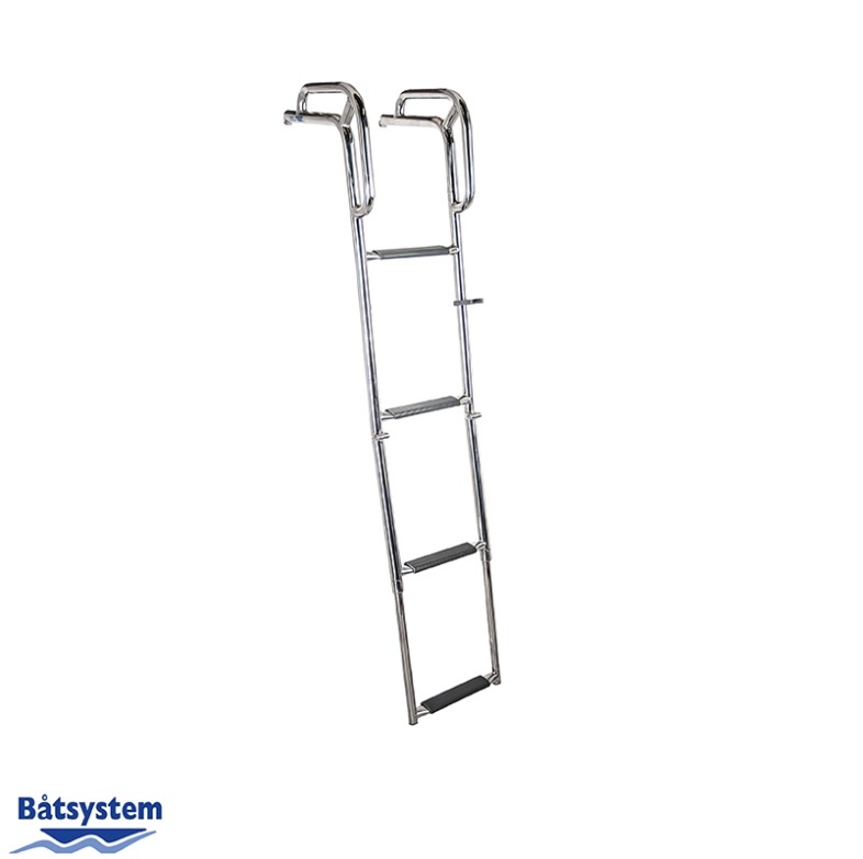 Båtsystem Telescopische inhaakladder 4 treden 1200MM