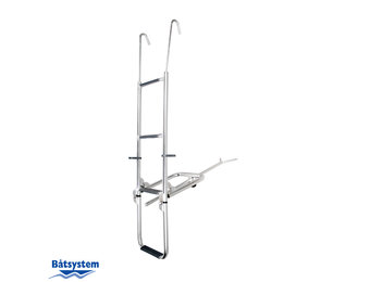 Båtsystem ladder aluminium 4 treden 1240MM