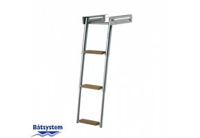 Båtsystem ladder rvs 3 treden teak