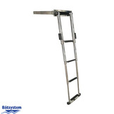 Båtsystem telescopische ladder 4 treden plastic