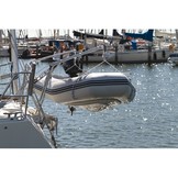 Båtsystem Davit systeem DV25 voor rechte spiegel inclusief blokken