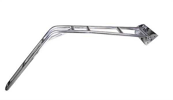 Båtsystem Davit dubbel DV42 voor ronde spiegel inclusief blokken