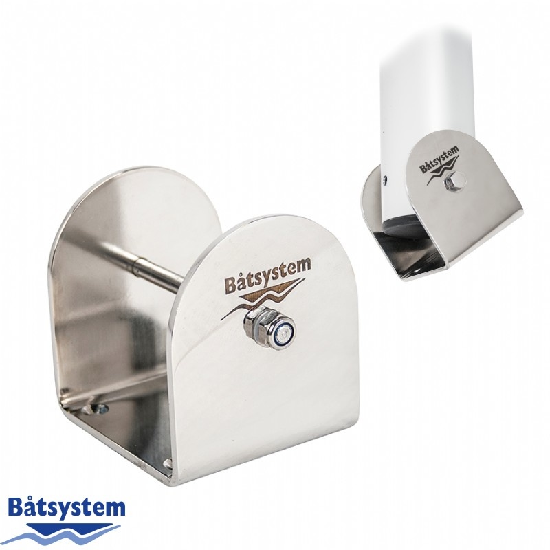 Båtsystem RVS voet 80MM buis RA203