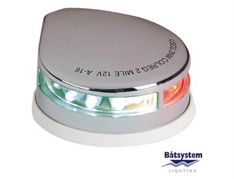 Båtsystem LED combinatielicht Rood/Groen RVS