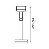 Båtsystem Telescopische Navled 600-1200MM