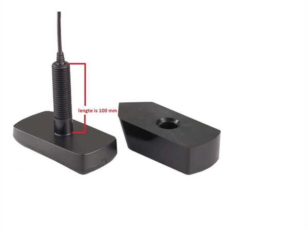 Humminbird Plastic Thru-Hull Transducer XPTH 9 HDSI 180 T No Mega, foto 2 van 2
