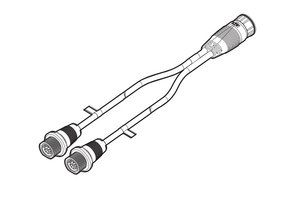 Humminbird Transducer Verdeel Kabel 14 M SIDB Y 75CM