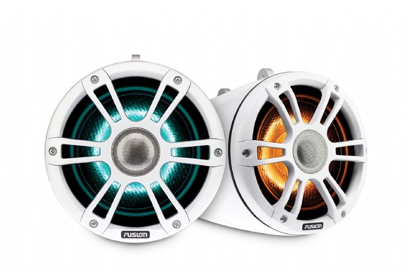 Fusion SG-FLT652SPW 6.5'' Sports White Tower Speaker CRGBW LED