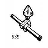 Ultraflex 31916f/S39 klemblok aluminium