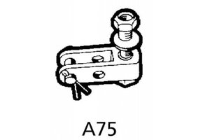Ultraflex A75 vorkeind voor stuurkabels met oog.