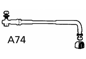 Ultraflex A74 - stuurarm voor Johnson en Evinrude motoren