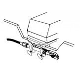 Ultraflex A74 - stuurarm voor Johnson en Evinrude motoren