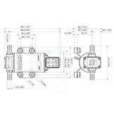 Marco Omkeerbare Pomp 10 L/M UP8-RE 12V/24V