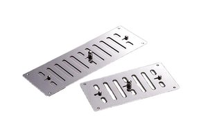 BW Ventilatierooster RVS open of afsluitbaar