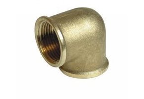  Messing bocht binnen/binnendraad