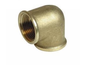 Messing bocht binnen/binnendraad