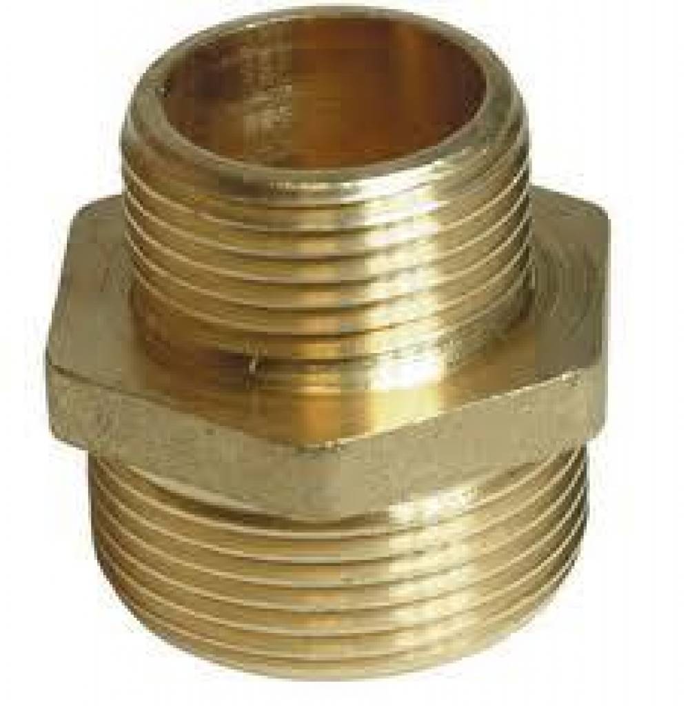 Messing verloopnippel