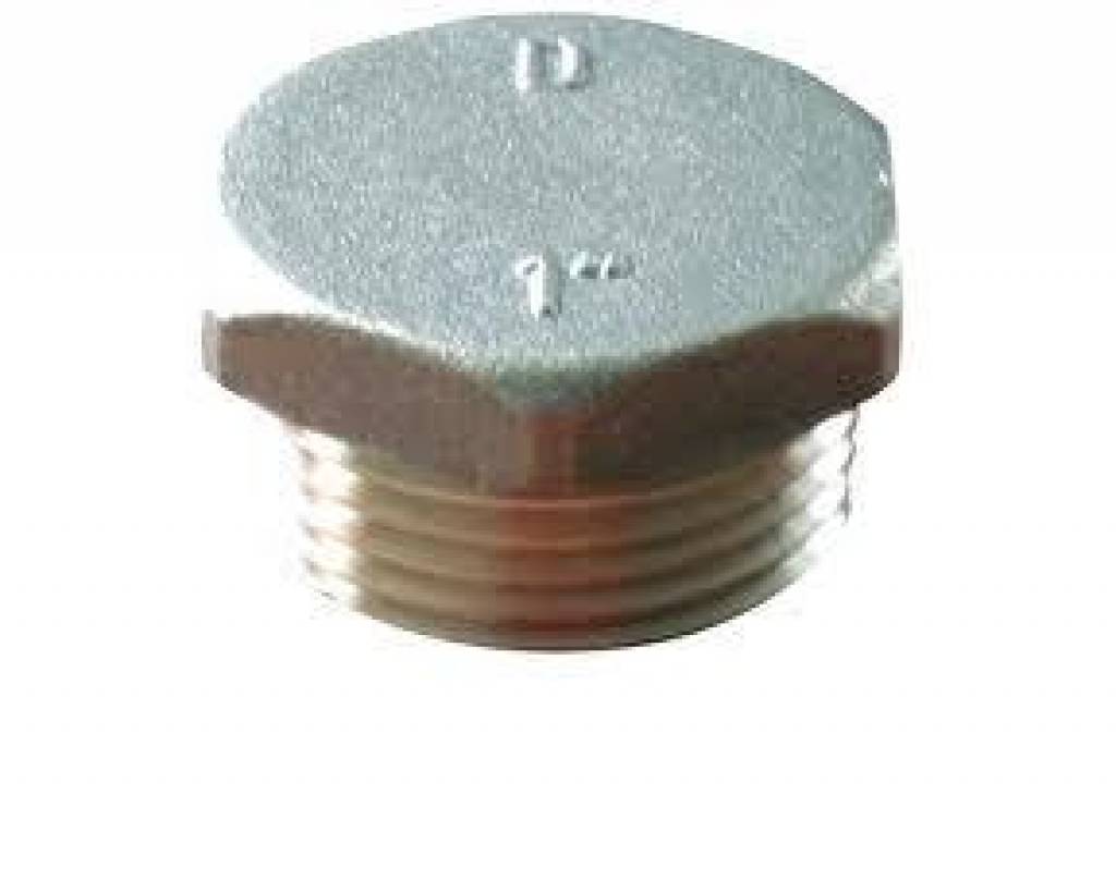 Messing plug buitendraad