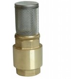 Messing terugslagklep