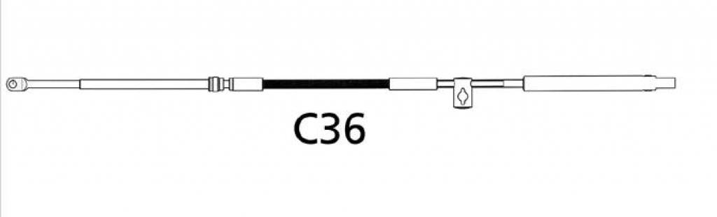Ultraflex Afstandbedieningskabel C36, foto 2 van 3